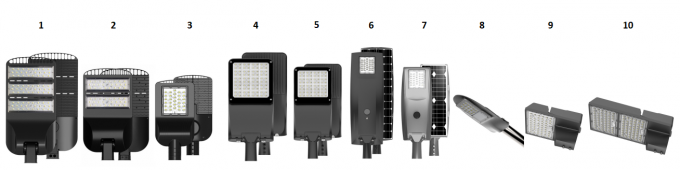 Éclairage routier imperméable élevé des lumens 160lm/W LED 50W IP66 60Hz avec le matériel en aluminium 7