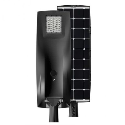 Lumière actionnée solaire solaire extérieure de route de réverbères de la CE EMC LVD RoHS